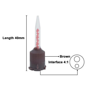 Mixing Tips Brown 1:4